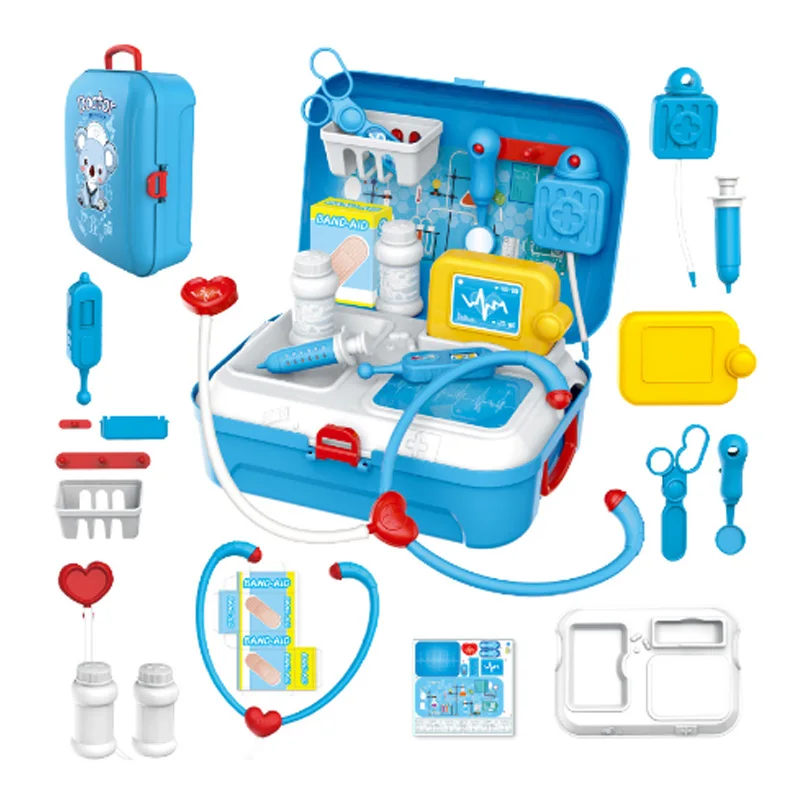 17 Pcs Children Pretend Play Doctor Toy Set Portable Backpack Medical Kit Kids Educational Role Play Classic Toys Xmas Gifts
17 Pcs Children Pretend Play Doctor Toy Set Portable Backpack Medical Kit Kids Educational Role Play Classic Toys Xmas Gifts