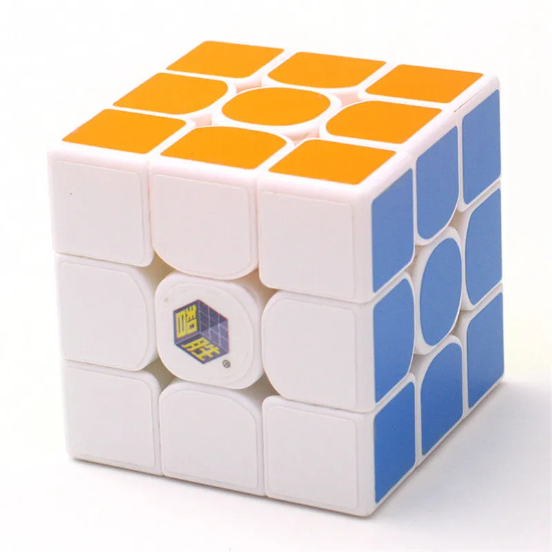 

YuXin Little 3x3x3 Speed Contest Magic Cube Twist Puzzle Toy White 3D IQ Game Fancy Cubic Brain Teaser Ultra-Smooth Professional