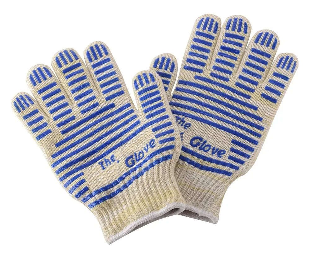 BBQ Grill Gloves,Oven Heat Resistant Cooking Gloves for Barbeque Grilling Frying Baking Smoking Potholder Leedemore,S/2 Blue
BBQ Grill Gloves,Oven Heat Resistant Cooking Gloves for Barbeque Grilling Frying Baking Smoking Potholder Leedemore,S/2 Blue