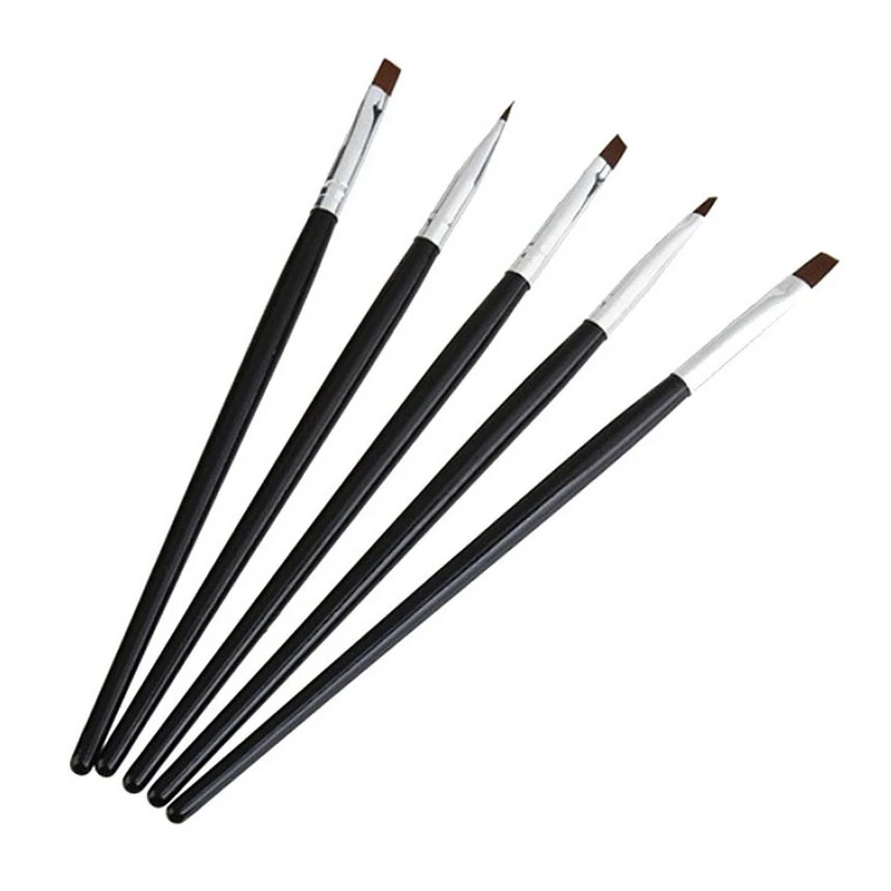 Clever Lady 5pcs nail art brushes set painting pen drawing line dotting uv color gel polish decoration nail design
Clever Lady 5pcs nail art brushes set painting pen drawing line dotting uv color gel polish decoration nail design