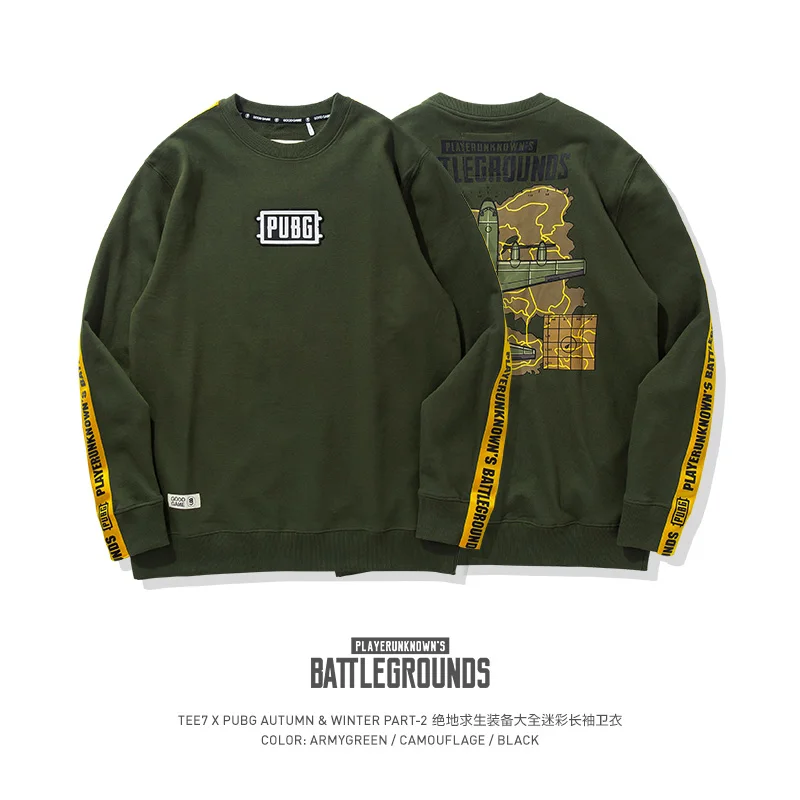 Tee7 Lovers' PUBG O-Neck Hoodie Men Weapon Sweatshirt Women Camouflage Pullover Couples Game Jacket Brand Top Quality Clothes
Tee7 Lovers' PUBG O-Neck Hoodie Men Weapon Sweatshirt Women Camouflage Pullover Couples Game Jacket Brand Top Quality Clothes