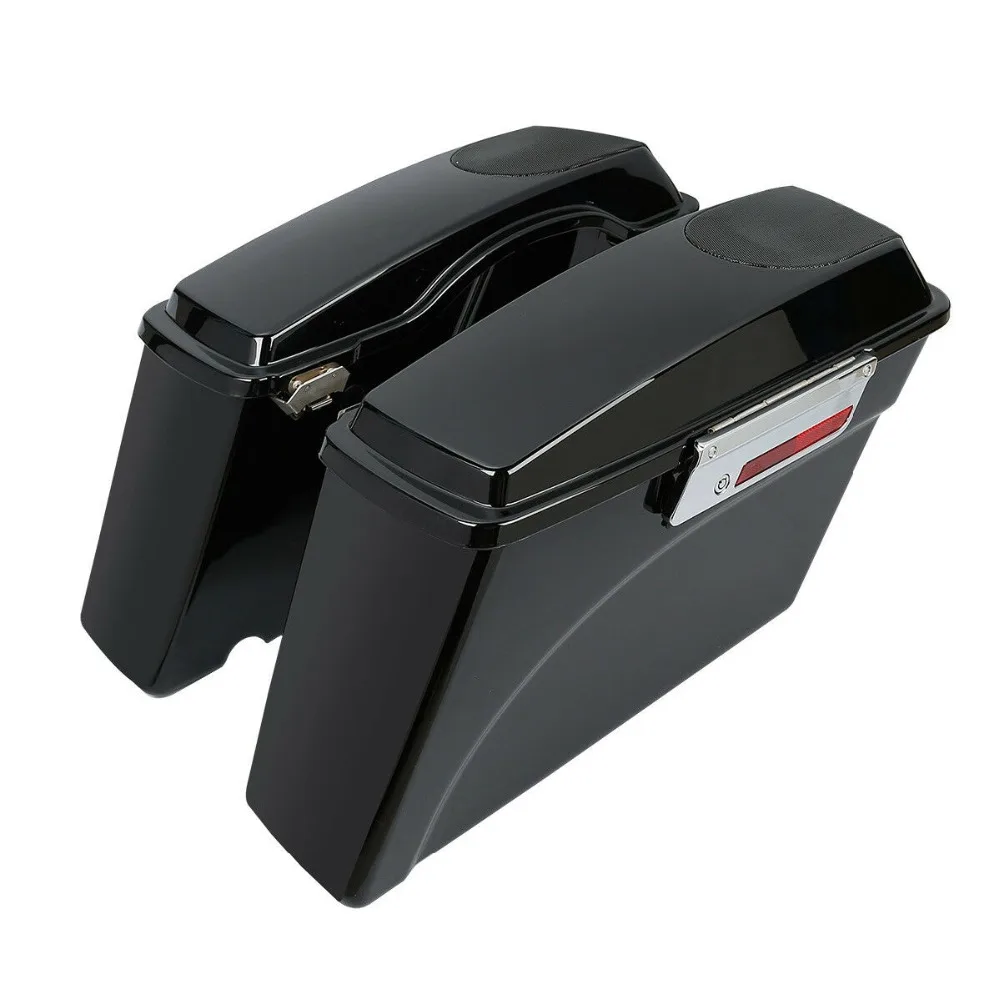 Motorcycle Hard Saddlebags Saddle Bag W/ 5x7" Speaker Lids For Harley Touring Electra Glide Road King Road Glide 1993-2013 2011
Motorcycle Hard Saddlebags Saddle Bag W/ 5x7" Speaker Lids For Harley Touring Electra Glide Road King Road Glide 1993-2013 2011