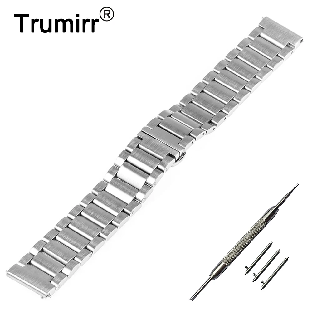 22mm Stainless Steel Watch Band Quick Release Strap for Samsung Gear S3 Classic / Frontier Butterfly Buckle Wrist Belt Bracelet
22mm Stainless Steel Watch Band Quick Release Strap for Samsung Gear S3 Classic / Frontier Butterfly Buckle Wrist Belt Bracelet
