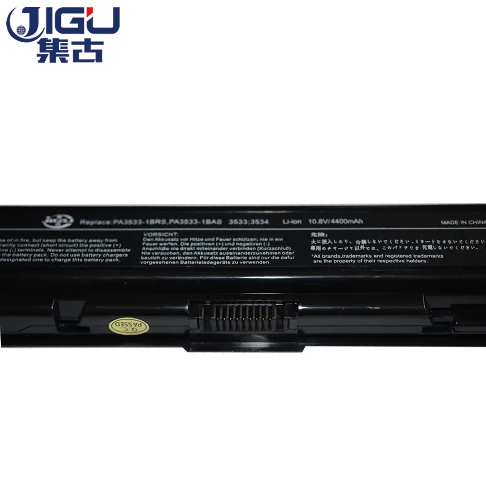 JIGU 6Cells Laptop Battery PA3534U 1BAS 1BRS PA3682U PA3727U PABAS098 PABAS174 For Toshiba Equium A200|laptop battery|pa3534u-1brs batterybattery