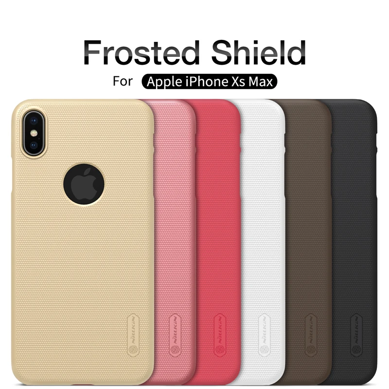 Чехол для Iphone XR чехлы XS Max Матовый Жесткий чехол Nillkin из поликарбоната матовая