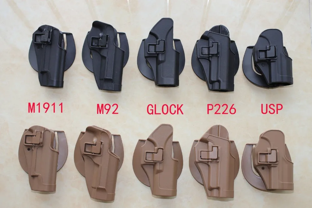 Hunting Gun Holster Right Hand Tactical Airsoft Combat Gun Pistol Holster for Berett 1911 M92 P226 USP
Hunting Gun Holster Right Hand Tactical Airsoft Combat Gun Pistol Holster for Berett 1911 M92 P226 USP