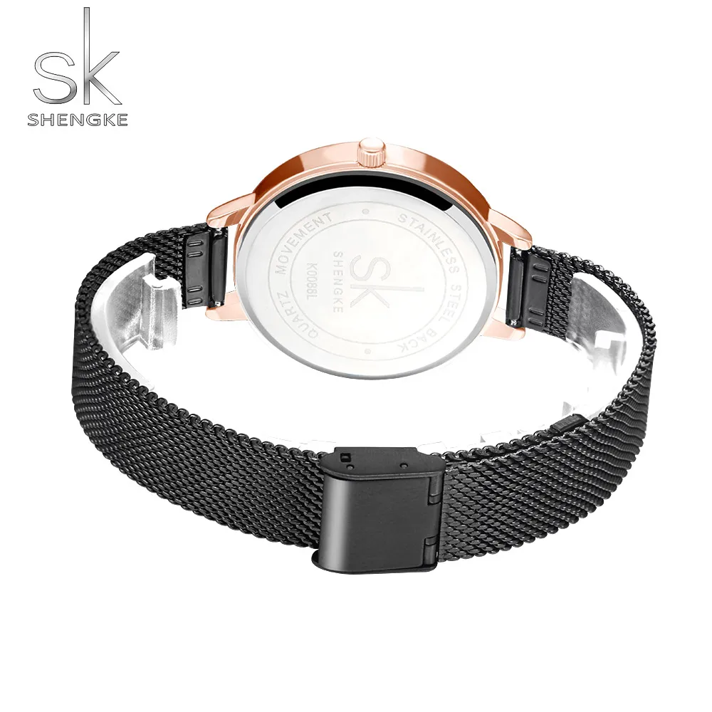 SK Luxury Rose Gold Women Watches SHENGKE Brand Fashion Rhinestone Watch Elegant Unique Women's Watches Stainless Steel Clock
SK Luxury Rose Gold Women Watches SHENGKE Brand Fashion Rhinestone Watch Elegant Unique Women's Watches Stainless Steel Clock