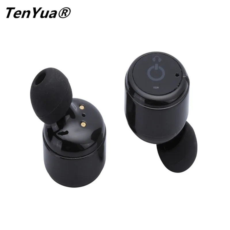 

TenYua X1T Upgrade Version X2T Earbuds Mini True Wireless Earphone with 1500mah charger Box Bluetooth CSR4.2 Headphone