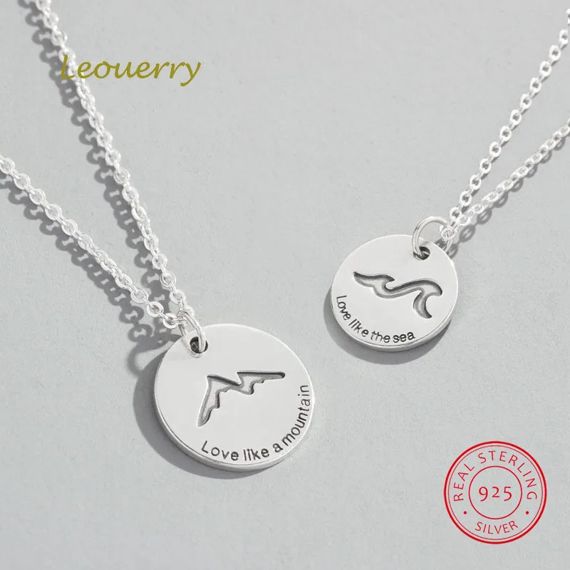 Leouerry S925 Sterling Silver Mountain League Oath Couple Necklace Round Simple Creative Pendant Necklace Jewelry Gift
Leouerry S925 Sterling Silver Mountain League Oath Couple Necklace Round Simple Creative Pendant Necklace Jewelry Gift