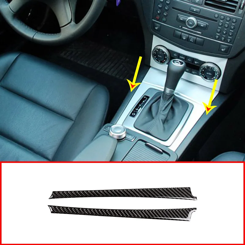 2pcs Real Carbon Fiber For Mercedes Benz C Class W204 C180 C200 C260 2007-2013 Car Gear Shift Side Decoration Stickers Parts
2pcs Real Carbon Fiber For Mercedes Benz C Class W204 C180 C200 C260 2007-2013 Car Gear Shift Side Decoration Stickers Parts