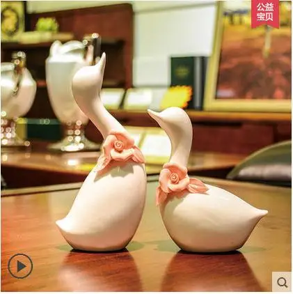 white ceramic Swan lovers home decor crafts room decoration ceramic ornament porcelain animal figurines wedding decorations
white ceramic Swan lovers home decor crafts room decoration ceramic ornament porcelain animal figurines wedding decorations