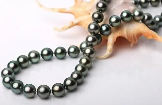 Free Shipping Superb 18"8-9mm Natural Tahitian genuine black round pearl necklace AA+
Free Shipping Superb 18"8-9mm Natural Tahitian genuine black round pearl necklace AA+