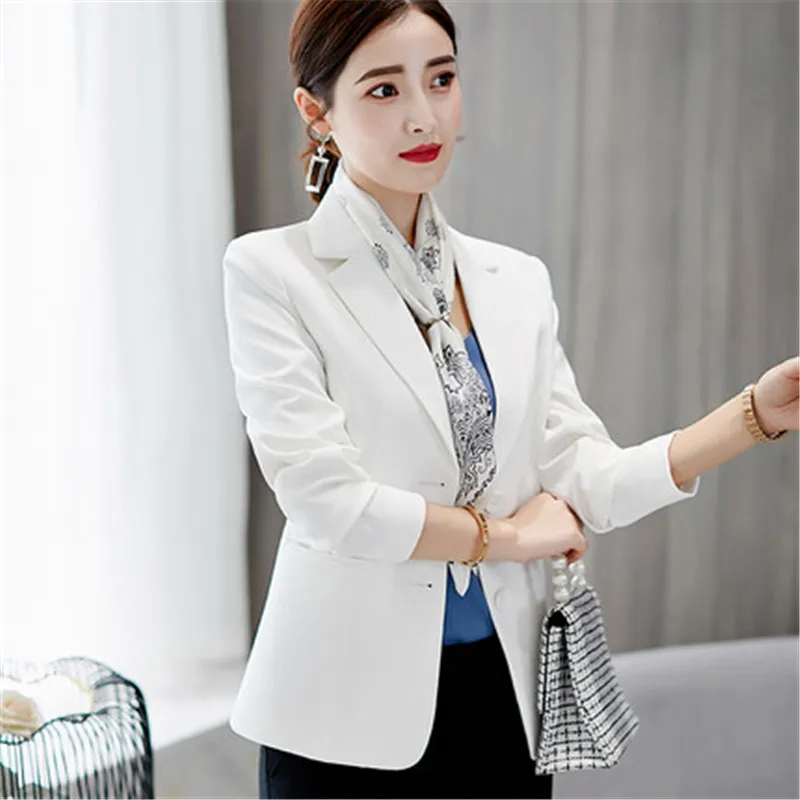 2022 New Korean Spring Summer Coats Large Size Long-sleeved Suit Jacket Women Clothing Fashion Blazer Suit Female Black N596
2022 New Korean Spring Summer Coats Large Size Long-sleeved Suit Jacket Women Clothing Fashion Blazer Suit Female Black N596