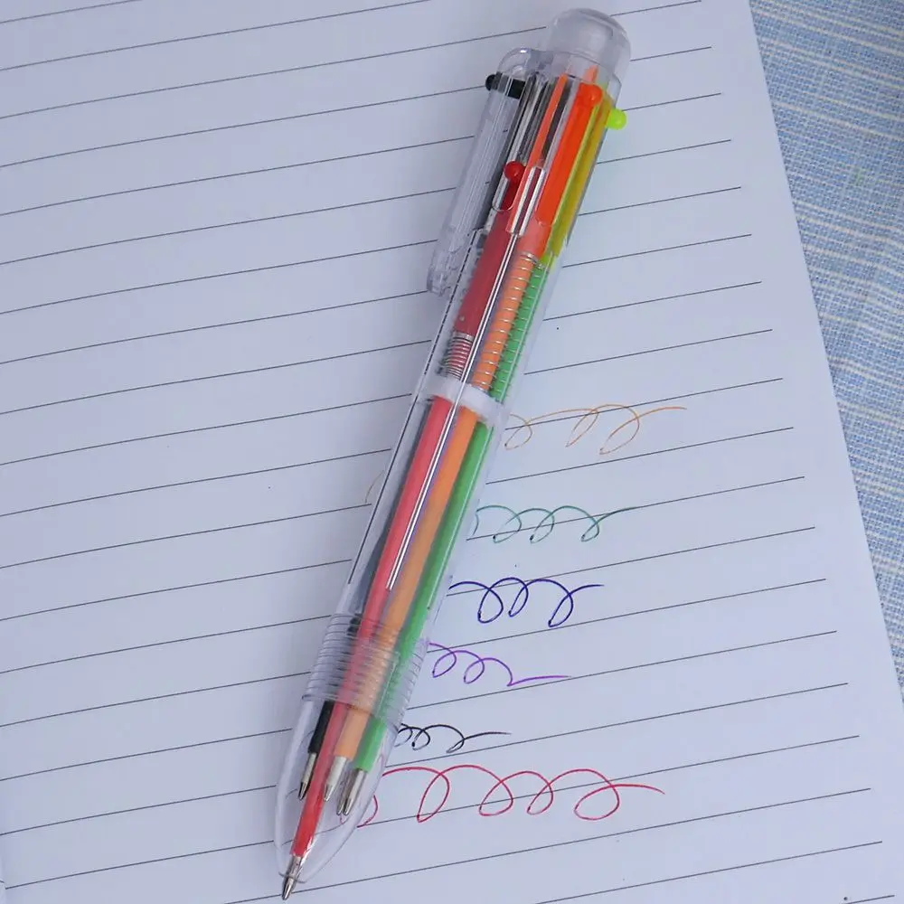 New Arrival Novelty Multicolor Ballpoint Pen Multifunction 6 In1 Colorful Stationery Creative School Supplies
New Arrival Novelty Multicolor Ballpoint Pen Multifunction 6 In1 Colorful Stationery Creative School Supplies
