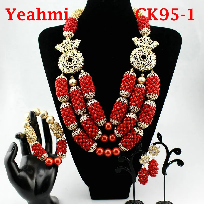 Wholesale Women Christmas Gift African Beads Jewelry Set Nigerian Wedding Braid Crystal Necklace Sets Free Shipping CK95-1
Wholesale Women Christmas Gift African Beads Jewelry Set Nigerian Wedding Braid Crystal Necklace Sets Free Shipping CK95-1