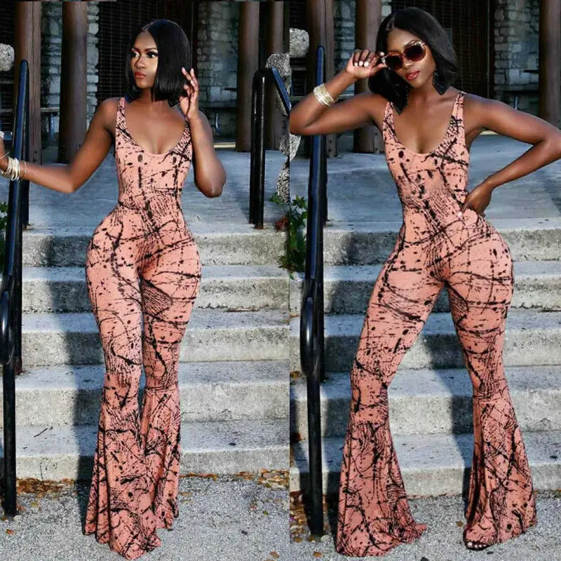 Womens Sleeveless Clubwear Bodysuit Party Jumpsuit Romper Wide Leg Boot Cut Long Trousers Leggings Streetwear
Womens Sleeveless Clubwear Bodysuit Party Jumpsuit Romper Wide Leg Boot Cut Long Trousers Leggings Streetwear