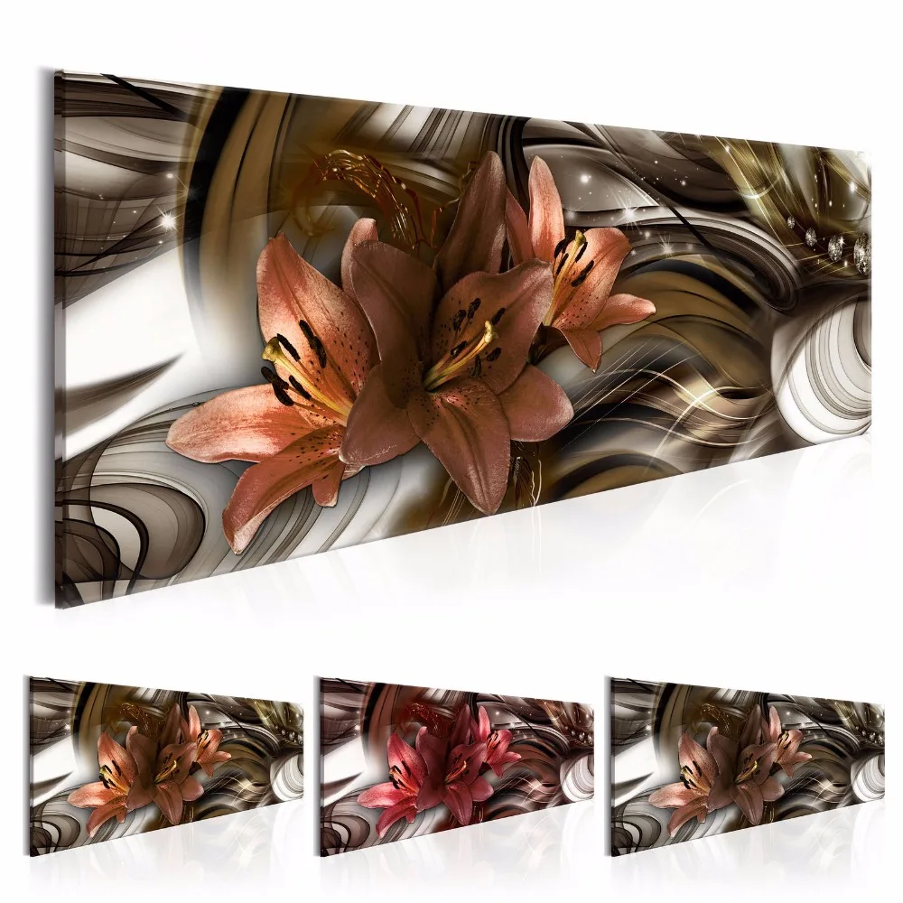 Abstract Lily Flower Design Canvas Print Wall Art Modern Home Decoration, Choose Color and Size (Multicolor) No Frame
Abstract Lily Flower Design Canvas Print Wall Art Modern Home Decoration, Choose Color and Size (Multicolor) No Frame