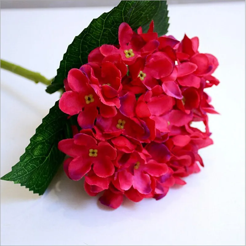 Upscale Hydrangea Artificial Silk Flower Stems 5 Inch Dia Flower Head 6 Colors Available For Home Wedding Party Decorations
Upscale Hydrangea Artificial Silk Flower Stems 5 Inch Dia Flower Head 6 Colors Available For Home Wedding Party Decorations