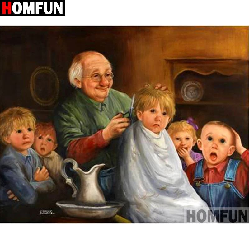 HOMFUN Full Square/Round Drill 5D DIY Diamond Painting "Elderly child" Embroidery Cross Stitch 3D Home Decor Gift A13088
HOMFUN Full Square/Round Drill 5D DIY Diamond Painting "Elderly child" Embroidery Cross Stitch 3D Home Decor Gift A13088