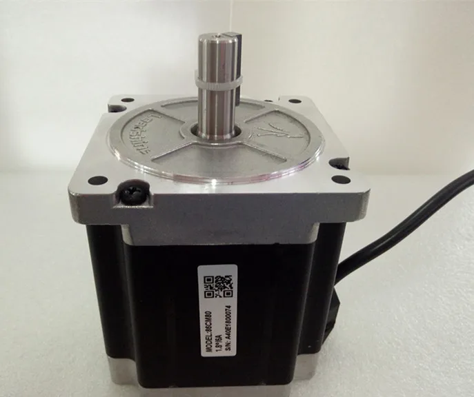 New Leadshine 86CM80 NEMA 34 stepper motor with 8.0N.m (1133 oz-in) holding torque 2 phase step motor 4 wires shaft size 12.7mm
New Leadshine 86CM80 NEMA 34 stepper motor with 8.0N.m (1133 oz-in) holding torque 2 phase step motor 4 wires shaft size 12.7mm