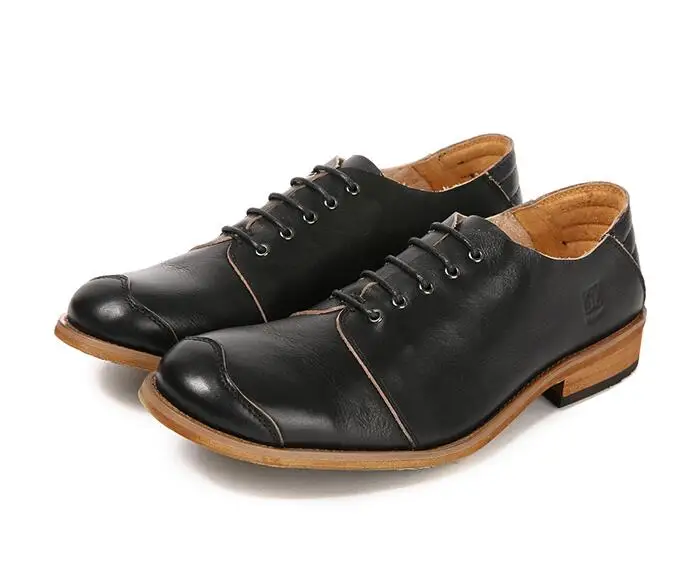 Japan Style Men's Dress Shoes Genuine Leather Lace Up Soft Sole Vintage Handmade Sewing Patchwork Smart Casual Shoes Man Oxfords
Japan Style Men's Dress Shoes Genuine Leather Lace Up Soft Sole Vintage Handmade Sewing Patchwork Smart Casual Shoes Man Oxfords