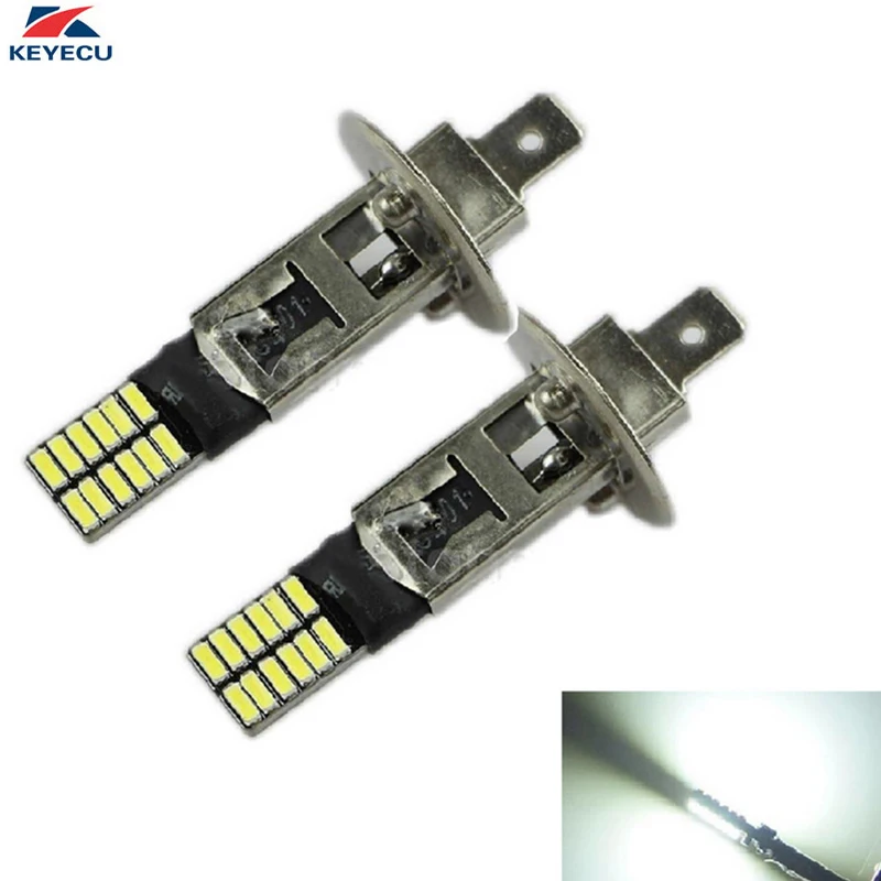 KEYECU 2 шт. 6500K Ультра Белый H1 24SMD 4014 светодиодные Сменные лампы для автомобилей Противотуманные фары Дневные ходовые огни
KEYECU 2 шт. 6500K Ультра Белый H1 24SMD 4014 светодиодные Сменные лампы для автомобилей Противотуманные фары Дневные ходовые огни