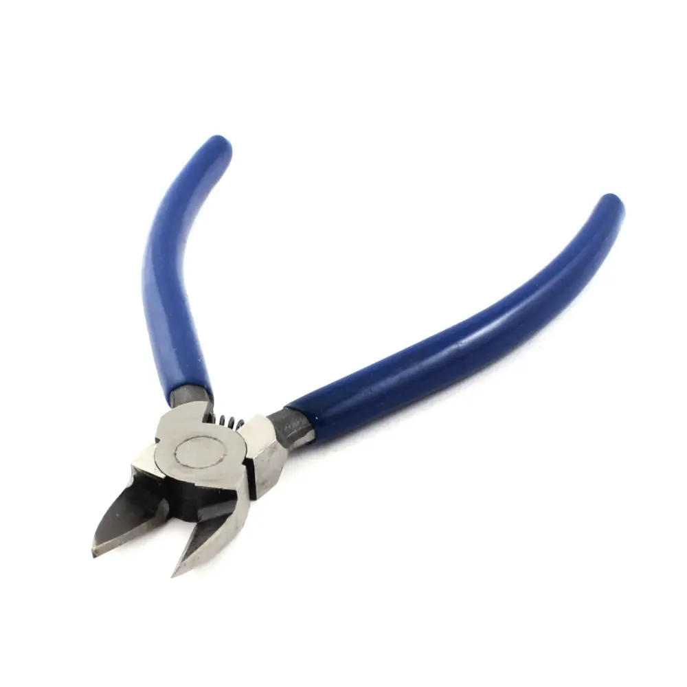Uxcell Hot Sale Blue Rubber Coated Handle Spring Loaded Diagonal Cutting Pliers Wire Cable Cutter 6" 15cm Long
Uxcell Hot Sale Blue Rubber Coated Handle Spring Loaded Diagonal Cutting Pliers Wire Cable Cutter 6" 15cm Long