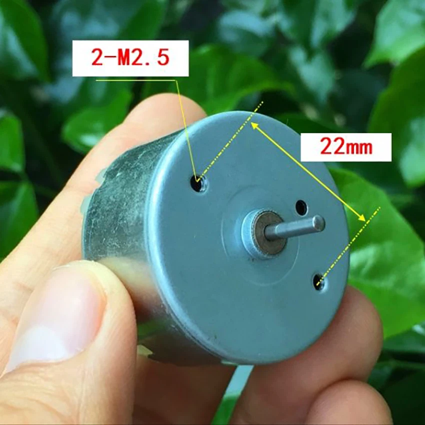 Round Micro Motor with Diode DC 500 Motor for Solar 3V 6V Solar Energy Panel Motor DIY Motor 3900-7500 rpm, Shaft Dia 2mm 
Round Micro Motor with Diode DC 500 Motor for Solar 3V 6V Solar Energy Panel Motor DIY Motor 3900-7500 rpm, Shaft Dia 2mm
