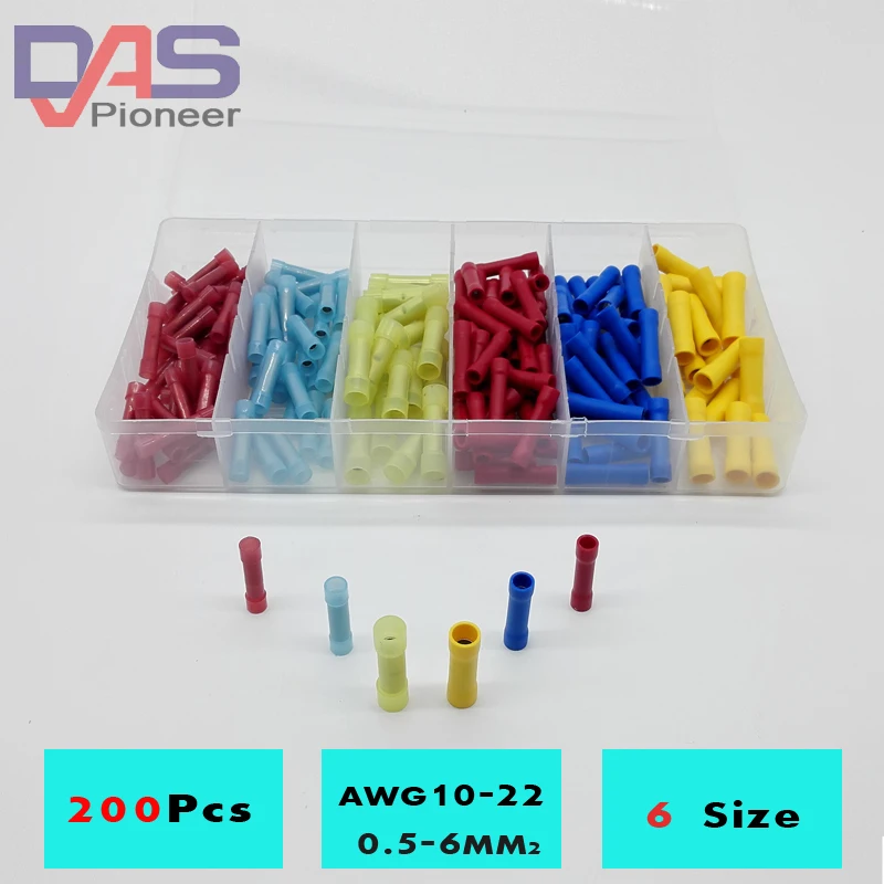 200pcs BV1 BV2 BV5 Terminator wire connector Butt Connectors BNYF 1.25-2- 5 Crimp Electrical Wire Splice Terminal
200pcs BV1 BV2 BV5 Terminator wire connector Butt Connectors BNYF 1.25-2- 5 Crimp Electrical Wire Splice Terminal