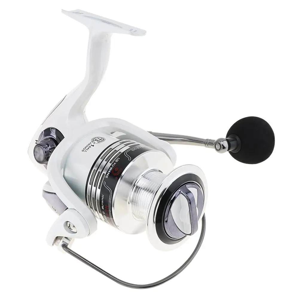 6000 Series 13+1 Ball Bearings 5.2:1 Fishing Reel Left Right Hand Spinning Wheel Fishing Tackle Reel
6000 Series 13+1 Ball Bearings 5.2:1 Fishing Reel Left Right Hand Spinning Wheel Fishing Tackle Reel