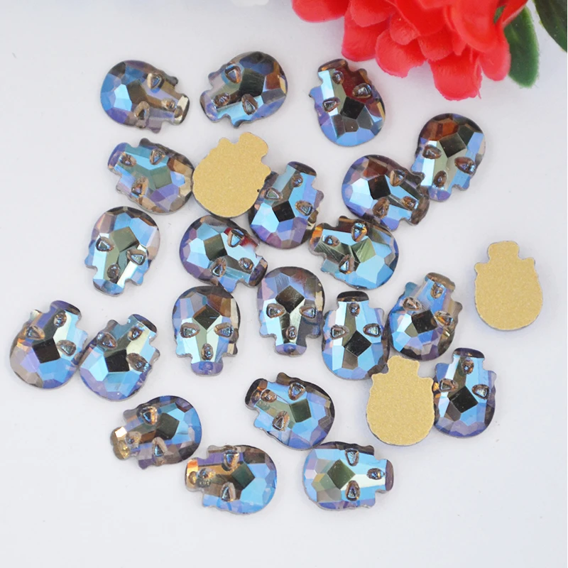 3D Nail Art Strass Crystal Rhinestones Flatback Non Hotfix Crystals 6*8mm 10pcs Skull head Stones DIY 3D Gem decoration
3D Nail Art Strass Crystal Rhinestones Flatback Non Hotfix Crystals 6*8mm 10pcs Skull head Stones DIY 3D Gem decoration
