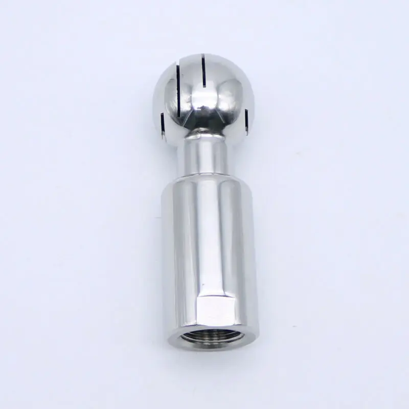 1/2" Female Thread Sanitary Stainless Steel Rotary Spray Ball For CIP Tank Cleaning Sanitary Rotary Spray Ball
1/2" Female Thread Sanitary Stainless Steel Rotary Spray Ball For CIP Tank Cleaning Sanitary Rotary Spray Ball