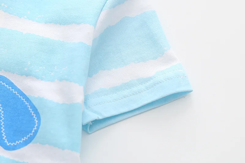Summer Newborn Clothes Short Sleeved Striped Print Jumpsuit Infant Boys Girls Cartoon Short Sleeve Thin Rompers Cute Costumes
Summer Newborn Clothes Short Sleeved Striped Print Jumpsuit Infant Boys Girls Cartoon Short Sleeve Thin Rompers Cute Costumes