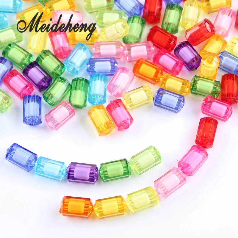 Acrylic Transparent Colorful Rainbow Beads in Bead Column DIY Handmade Jewelry Accessories Kids Gift
Acrylic Transparent Colorful Rainbow Beads in Bead Column DIY Handmade Jewelry Accessories Kids Gift