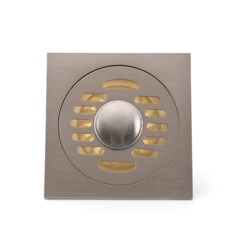 1pc Brass Brushed Drains Floor Cover Anti-odor Bathroom Floor Drainer Bath Drains Stopper Bathroom Shower Drainers Strainers
1pc Brass Brushed Drains Floor Cover Anti-odor Bathroom Floor Drainer Bath Drains Stopper Bathroom Shower Drainers Strainers