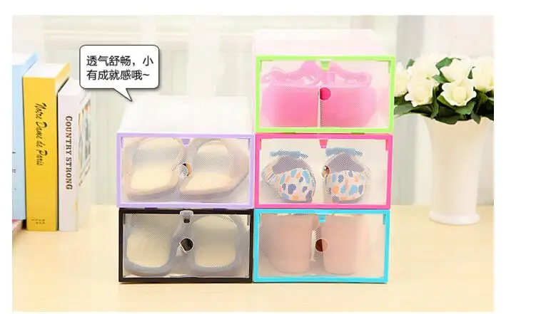 NEW Multifunction Plastic foldable Shoes Box Transparent Crystal Storage Shoebox Household DIY clamshell shoebox Storage box
NEW Multifunction Plastic foldable Shoes Box Transparent Crystal Storage Shoebox Household DIY clamshell shoebox Storage box