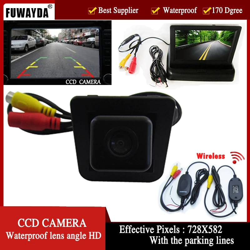 FUWAYDA Wireless CCD Car RearView Camera for Mercedes-Benz S-Class S-Klasse GLK300 GLK350 with 4.3 Inch foldable LCD TFT Monitor
FUWAYDA Wireless CCD Car RearView Camera for Mercedes-Benz S-Class S-Klasse GLK300 GLK350 with 4.3 Inch foldable LCD TFT Monitor