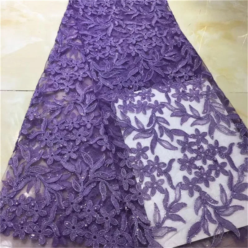 Latest African Lace Fabric High Quality French Net Embroidery Tulle Lace Nigerian Beads/Sequins Fabric For Wedding Party Dress
Latest African Lace Fabric High Quality French Net Embroidery Tulle Lace Nigerian Beads/Sequins Fabric For Wedding Party Dress