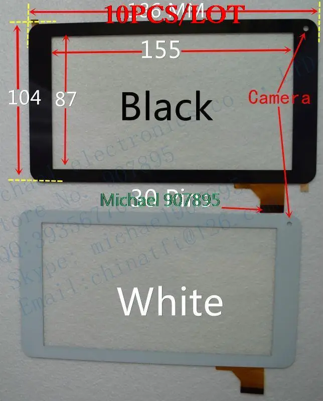 10pcS New 7" inch android INGO micro Karaoke INU019D tablet touch screen panel Digitizer Glass sensor Replacement free shipping
10pcS New 7" inch android INGO micro Karaoke INU019D tablet touch screen panel Digitizer Glass sensor Replacement free shipping