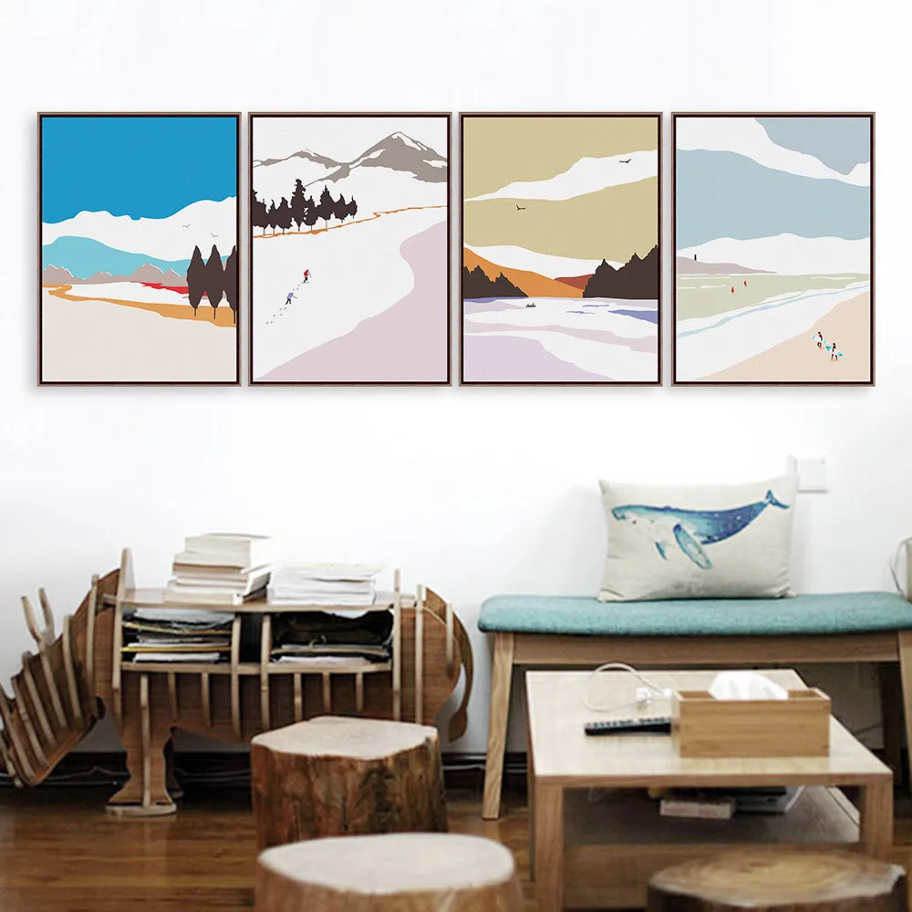 Modern Nordic Minimalist Season Different Landscape A4 Art Print Poster Wall Picture Canvas Painting No Frame Hotel Home Decor
Modern Nordic Minimalist Season Different Landscape A4 Art Print Poster Wall Picture Canvas Painting No Frame Hotel Home Decor