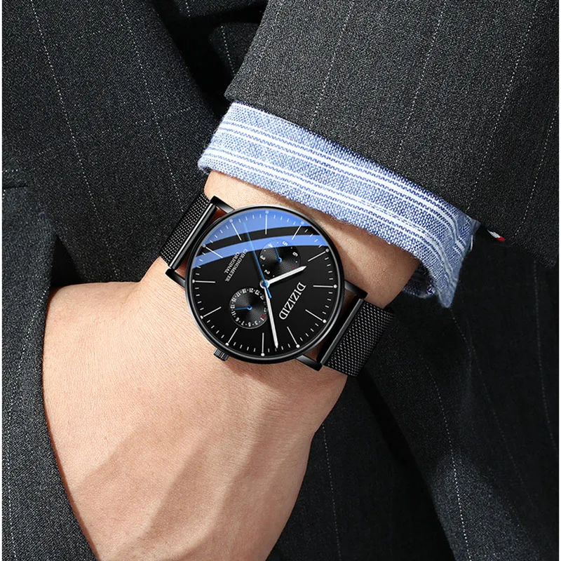Luxury Mens Watches Stainless Steel Waterproof Quartz Business Watch Men Casual Military Sports Men's Watch Relogio Masculino
Luxury Mens Watches Stainless Steel Waterproof Quartz Business Watch Men Casual Military Sports Men's Watch Relogio Masculino