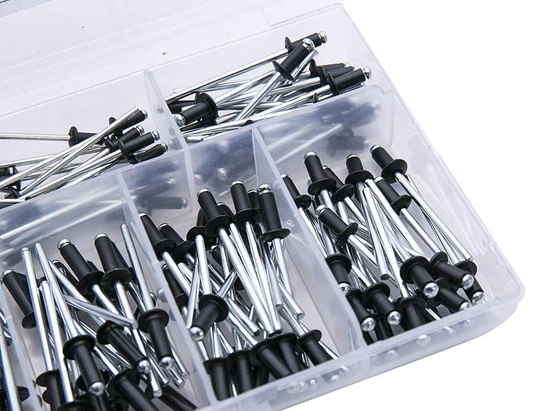 120Pcs/set M2.4 M3.0 M3.2 M4 Black Aluminium Blind Rivets Nail Decoration Pop Rivets For Furniture Assortment Kit HW078
120Pcs/set M2.4 M3.0 M3.2 M4 Black Aluminium Blind Rivets Nail Decoration Pop Rivets For Furniture Assortment Kit HW078