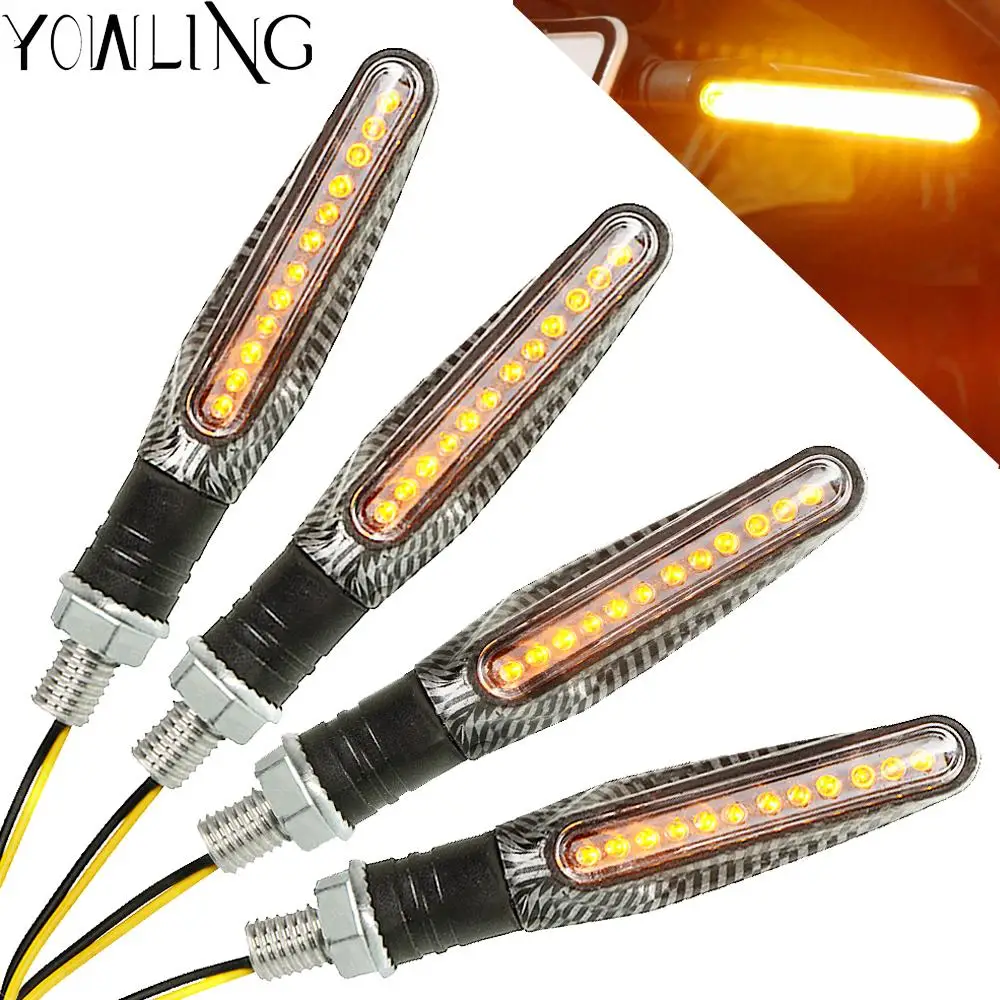 Motorcycle LED Flexible Turn Signal Indicator Amber Light For 125 200 390 690 790 RC390 RC200 390 990 Adventure
Motorcycle LED Flexible Turn Signal Indicator Amber Light For 125 200 390 690 790 RC390 RC200 390 990 Adventure