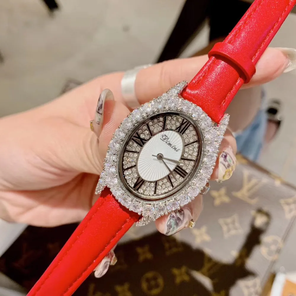 New Brand Women Fashion Jewelry Watches Vintage Oval Crystals Summer Dress Wristwatch Waterproof Real Leather Roman Watch Quartz
New Brand Women Fashion Jewelry Watches Vintage Oval Crystals Summer Dress Wristwatch Waterproof Real Leather Roman Watch Quartz