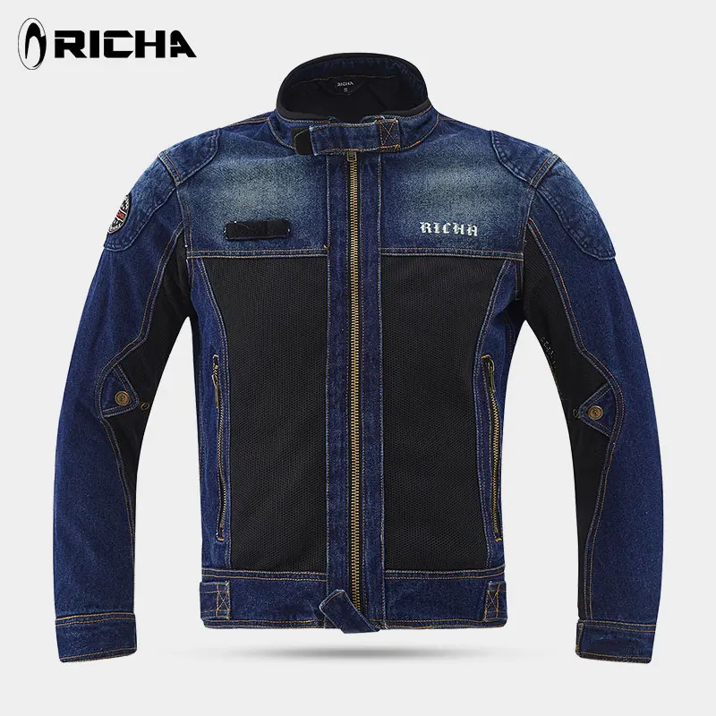RICHA spring breathable Denim mesh racing ride high-performance drop resistance clothing motorcycle jacket jeans
RICHA spring breathable Denim mesh racing ride high-performance drop resistance clothing motorcycle jacket jeans