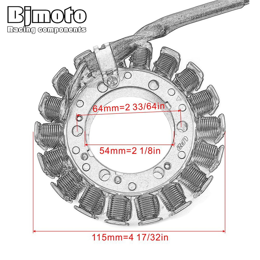 BJMOTO для Suzuki VL1500 VL 1500 Intruder LC 1998 1999 2000 2001 2002 2003 2004 зарядная катушка статора зажигания