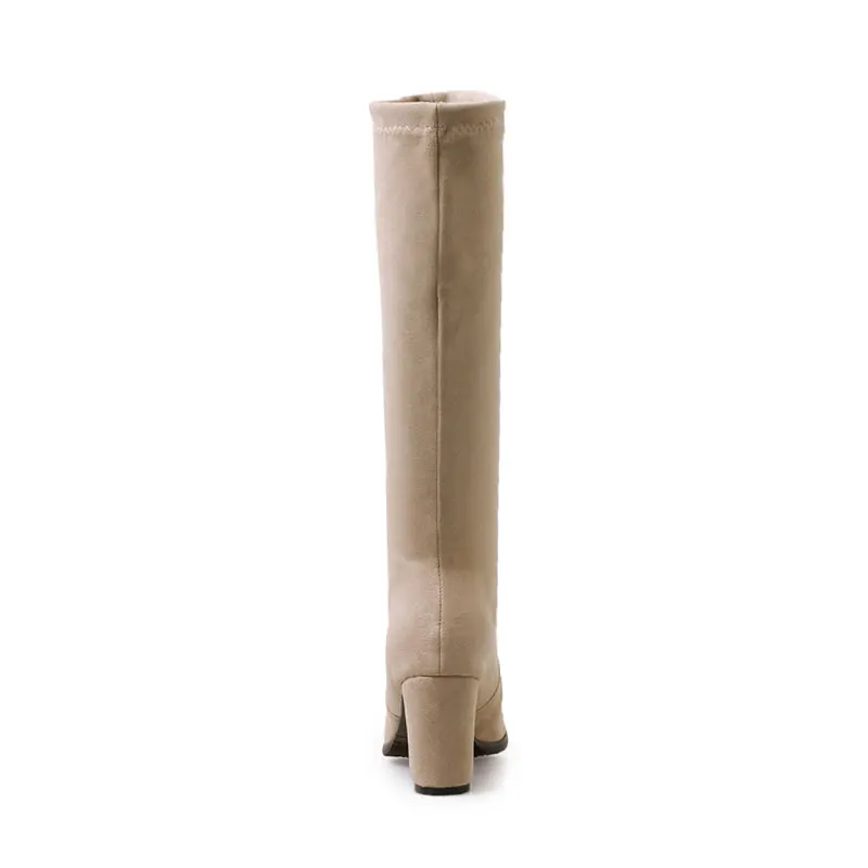 FanyuanFashion Women High Boots Thick Heels Winter Casual knee high bootsShoes Square Toe Boot Female Autumn Black Ladies Shoe
FanyuanFashion Women High Boots Thick Heels Winter Casual knee high bootsShoes Square Toe Boot Female Autumn Black Ladies Shoe