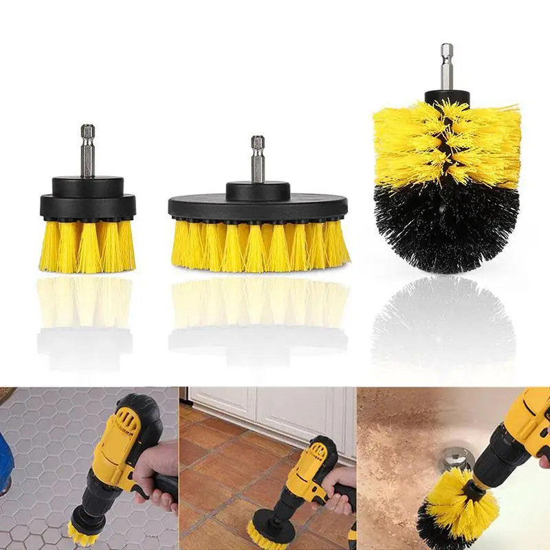 LanLan 3Pcs/set Drill Power Tile Grout Power Scrubber Set For Electric Drills Scrub carrelage Clean Brush Kit
LanLan 3Pcs/set Drill Power Tile Grout Power Scrubber Set For Electric Drills Scrub carrelage Clean Brush Kit