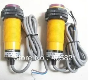 photoelectric switch,E3F3-10DP2 10L,PNP,3-wire NC,diameter 30mm,Diact type,infrared switch
photoelectric switch,E3F3-10DP2 10L,PNP,3-wire NC,diameter 30mm,Diact type,infrared switch
