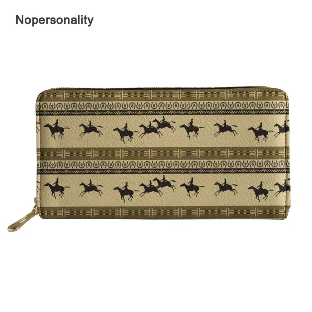 Nopersonality Horse Western Print Leather Wallets for Women Long Leather Female Credit Card Holder Zipper Ladies Coin Purse
Nopersonality Horse Western Print Leather Wallets for Women Long Leather Female Credit Card Holder Zipper Ladies Coin Purse